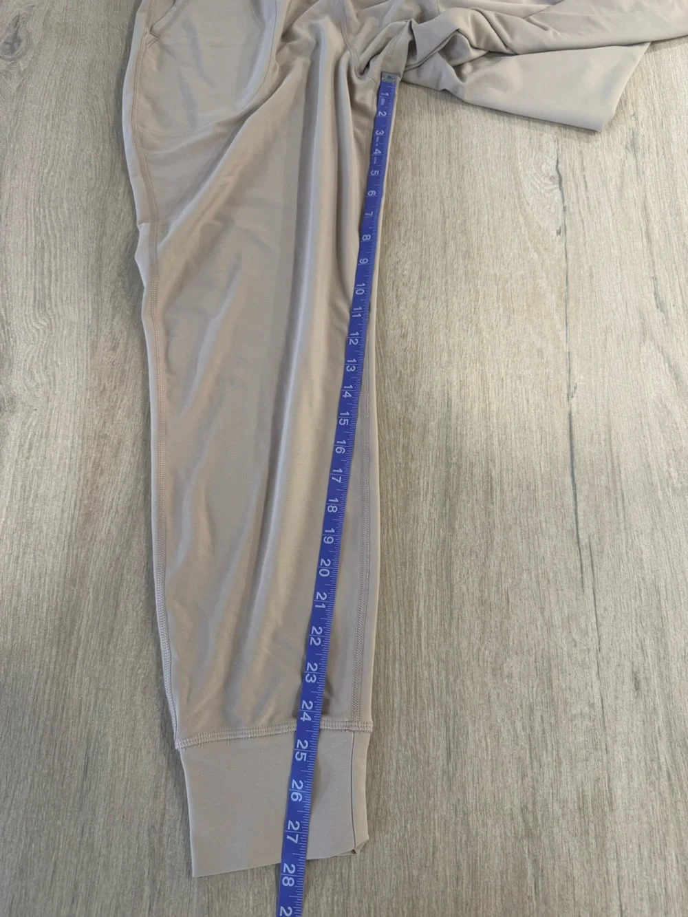 Old Navy PowerSoft High Rise Joggers Large Taupe Beige Go-Dry Active Pants